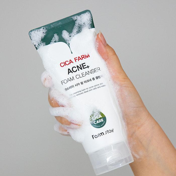 [Farmstay] Cica Farm Acne Foam Cleanser 180 מ"ל