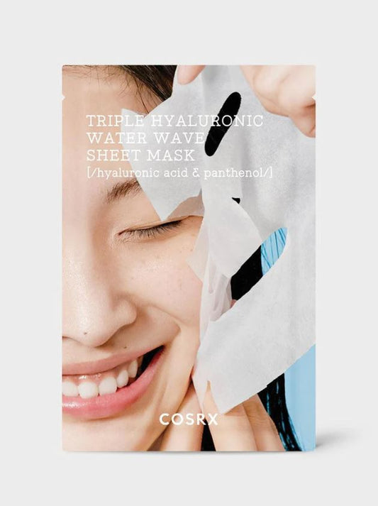 [Cosrx] HYDRIUM משולשת HYALURONIC WAVE SHEET MASK 1EA 20g