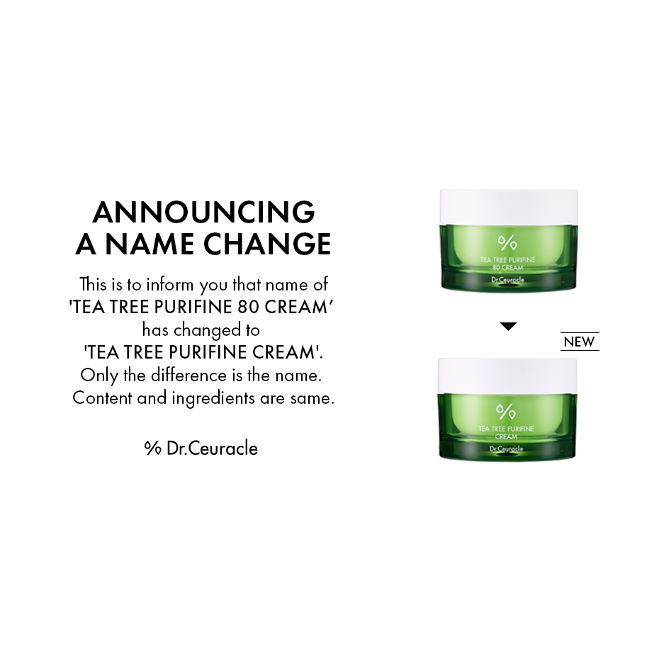 [Dr.Ceuracle] Tea Tree Purifine 80 קרם 50 גרם