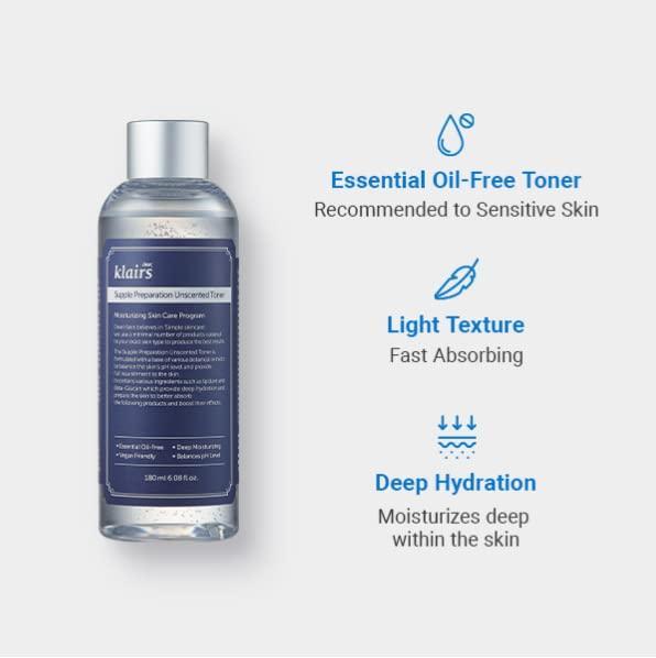 [Klairs] Supple Preparation Unscented Toner 180ml