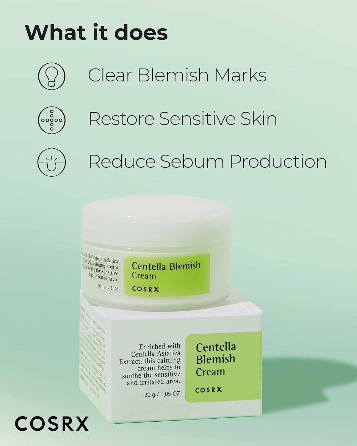 [Cosrx] Centella Blemish Cream 30 מ"ל